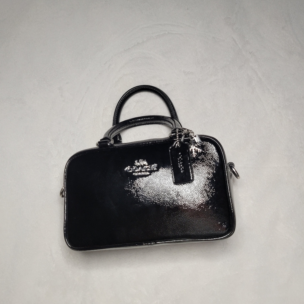 Coach Satchel Crossbody Crinkled
